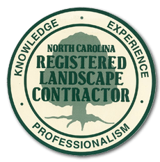 North Carolina Registered Landscape Contractor certification badge